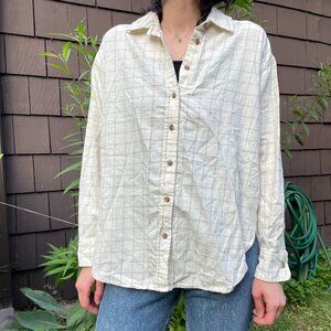 Universal Thread Oversized Plaid Buttondown Size S